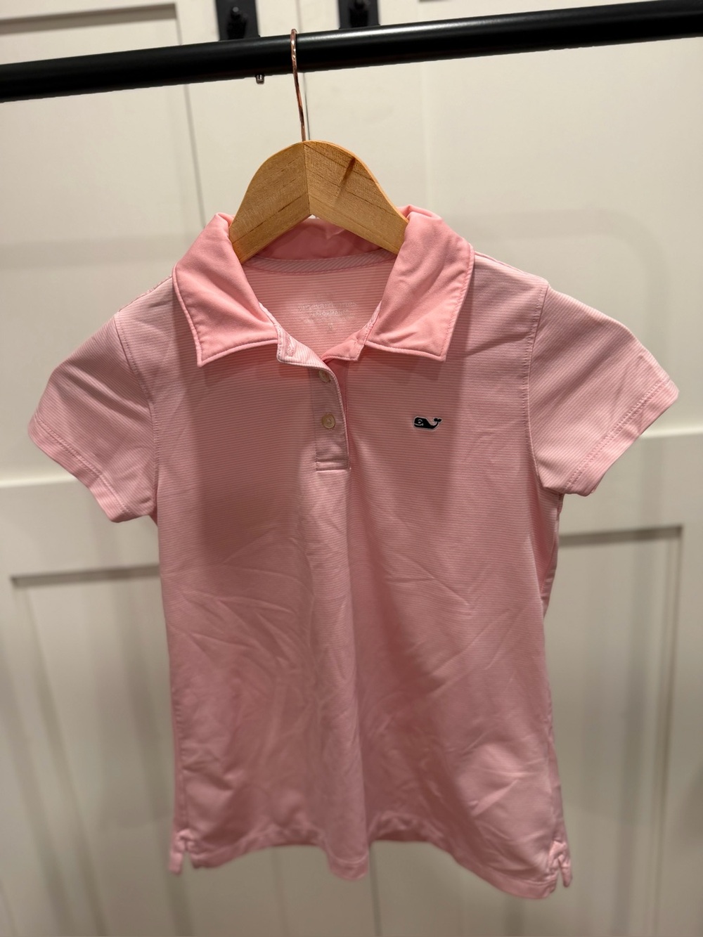 Vineyard Vines Boy’s Pink Short-Sleeve Performance Polo
